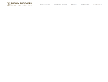 Tablet Screenshot of brownbrothersconstructioninc.com